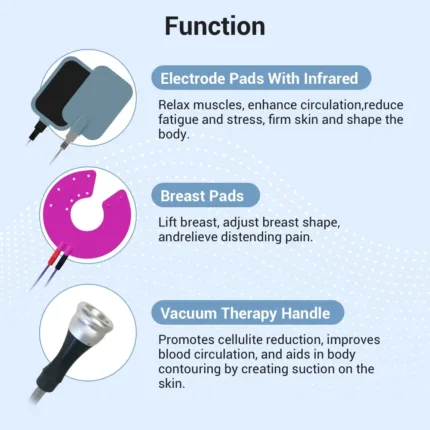 www.hktmay.com_home-beauty-device_ems-muscle-stimulator_TM-502E_03_Tingmay Infrared Electrical Muscle Stimulation_Function