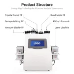 www.hktmay.com_cavitation machine_TM-660D Tingmay Radio Frequency Cavitation Fat Burning Machine_Product Structure